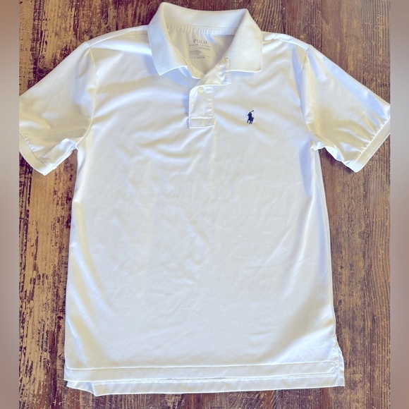 Polo Ralph Lauren Performance White Polo Shirt - Picture 1 of 5